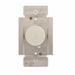 1000W Rotary Dimmer w/ Power Failure Memory, Non-Preset, Almond