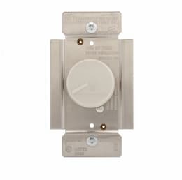 1000W Rotary Dimmer w/ Power Failure Memory, Non-Preset, Light Almond