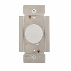 1000W Rotary Dimmer w/ Power Failure Memory, Non-Preset, White