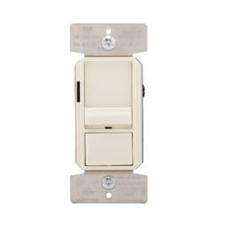 600W Slide Dimmer, No Neutral Required, 120V, Almond