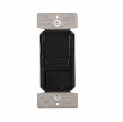 600W Slide Dimmer, No Neutral Required, 120V, Black