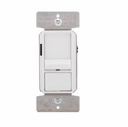 600W Slide Dimmer, No Neutral Required, 120V, White