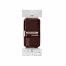 600W Slide AL Series Dimmer, Brown