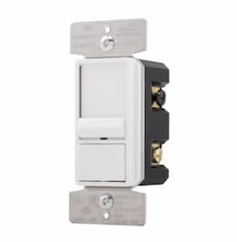 1200/1660W Slide Dimmer, Single Pole, 120/277V, White