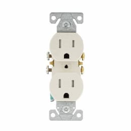 15A TR Duplex Standard Receptacle, 2P3W, #14-10 AWG, 125V, LA