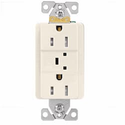 15A TR Surge Receptacle w/ LED Indicator and Alarm, 2P3W, 125V, LA