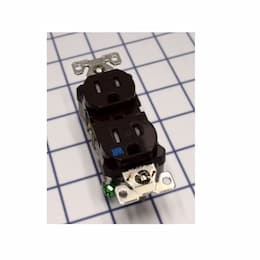 Eaton Wiring 15 Amp Tamper & Weather Resistant NEMA 5-15R Duplex Receptacle, Brown