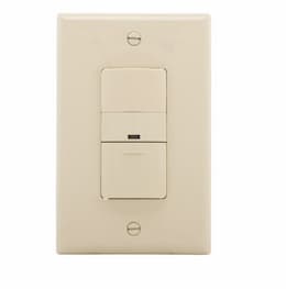 600W Sensor Switch, Vacancy, 450 sq ft. Range, Ivory