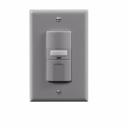 1000W Sensor Switch w/ Nightlight, Vacancy, 1000 sq ft. Range, Gray