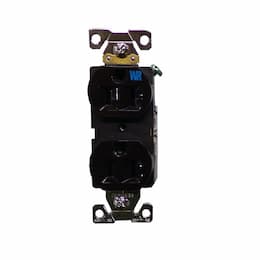 Eaton Wiring 15 Amp Weather Resistant NEMA 5-15R Duplex Receptacle Outlet, Brown