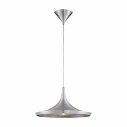 14-in 60W Pendant, E26, DIM, 120V, Nickel