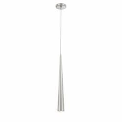 24-in 50W Conical Pendant, GU10, DIM, 120V, Nickel