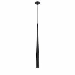 36-in 50W Conical Pendant, GU10, DIM, 120V, Black