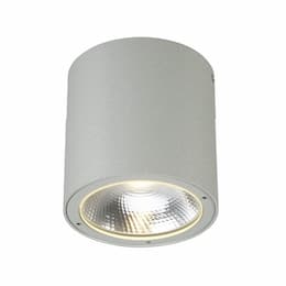 7W LED Outdoor Surface Mount, 480lm, 120V, 3000K, Marine Grey