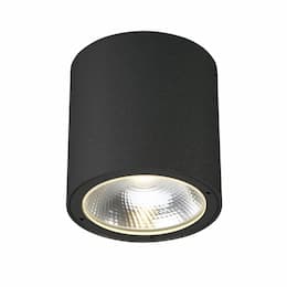 7W LED Outdoor Surface Mount, 480lm, 120V, 3000K, Black