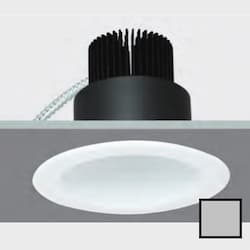 6-in 60W Non-IC Recessed Remodel Housing, 120V, 4000 lm, 3000K WHT/CHR
