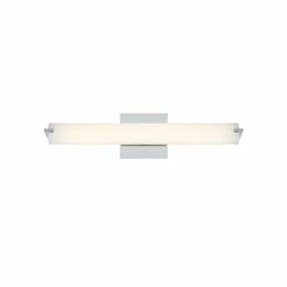 21-in 15W Zuma LED Wall Sconce, 1350 lm, 120V, 3200K, Satin Nickel