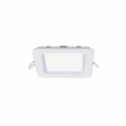 6-in 15W Square Baffle Recessed LED, 1150 lm, 120V, 3000K, White