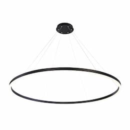 60-in 96W Spunto LED Chandelier, 3800 lm, 120V, 3000K, Black