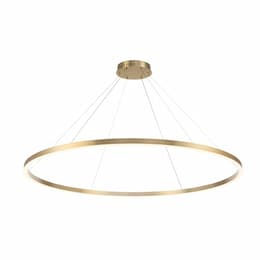 60-in 96W Spunto LED Chandelier, 3800 lm, 120V, 3000K, Gold