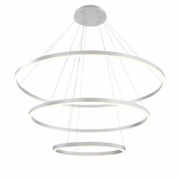 60-in 216W Spunto LED Chandelier, 8600 lm, 120V, 3000K, Silver