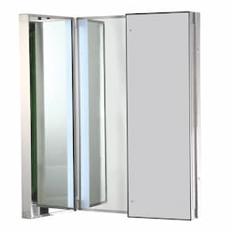 44-in 36W Trias Mirror, Hinged, 120V, 30/45/64K