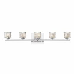 32-in 30W Guelph Vanity Light, 1440 lm, 120V, 3000K, Chrome