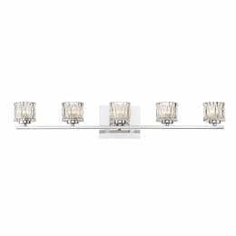 32-in 30W Guelph Vanity Light, 1440 lm, 120V, 3000K, Chrome