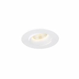3.5-in 12W Round Recessed Gimbal LED, 800 lm, 120V, 4000K, White