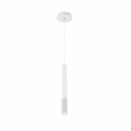 2-in 4.3W LED Round Pendant, 125 lm, 120V, 3000K, White