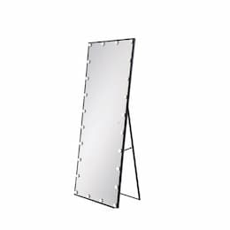 24 X 65-in 14W Rectangular LED Mirror, Dim, 900 lm, 120V, CCT Select