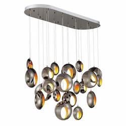 Eurofase 52-in 60W Round LED Chandelier, Dim, 1600 lm, 120V, 3000K