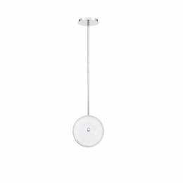 10-in 10W Round LED Pendant, Dim, 800 lm, 120V, 4000K, Clear