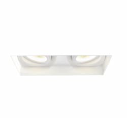 30W LED Downlight, Trimless Gimbal, Dim, 2580 lm, 120V, 3500K, White