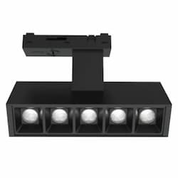 11W LED Integrated Adjustable Multiple Spot, 686 lm, 24V, 3000K, Black