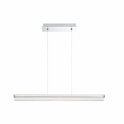 32-in 24W LED Pendant, Linear, Dim, 1200 lm, 120V, 3000K