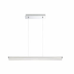 47-in 36W LED Pendant Light, Linear, Dim, 1800 lm, 120V, 3000K