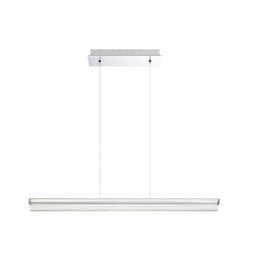 47-in 36W LED Pendant Light, Linear, Dim, 1800 lm, 120V, 3000K