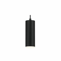 5-in 7W Neptune LED Mini Pendant Kit, 480 lm, 120V, 3000K, Black