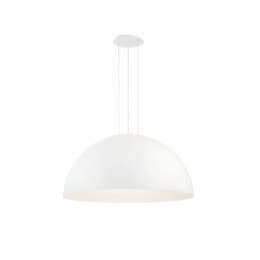 36-in 180W LED Pendant Light, 3375 lm, 120V, 3000K, White/White