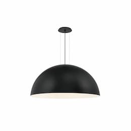 48-in 300W LED Pendant Light, 5625 lm, 120V, 3000K, Black/White