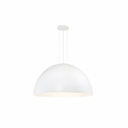 48-in 300W LED Pendant Light, 5625 lm, 120V, 3000K, White/White