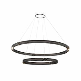 48-in 111W 2-Tier Round Admiral Chandelier, 4660 lm, 120V, 3000K