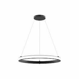 32-in 52W LED Chandelier, Outward, Dim, 2340 lm, 120V, 3000K