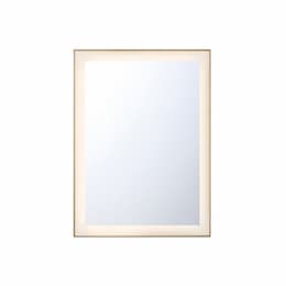 36-in 55W LED Mirror, Dim, 3200 lm, 120V, CCT Select, Aluminum