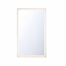 54-in 78W LED Mirror, Dim, 4600 lm, 120V, CCT Select, Aluminum