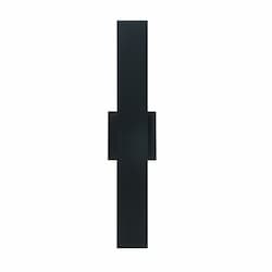 23-in 21W LED Wall Sconce, 1050 lm, 120V, 3000K, Black