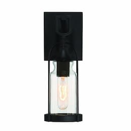 13-in 360W Wall Sconce, Dimmable, 1-Light, 120V, Black