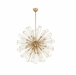 40-in 1160W Dendelio Chandelier, 29-Light, E12, 120V, Gold