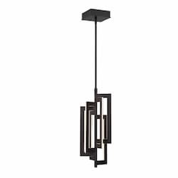 22-IN 75W LED Pendant, Dim, 120V, 1090 lm, 3000K, Black